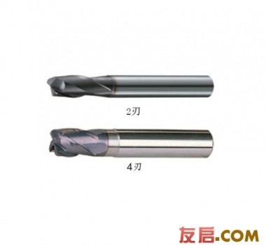 HRC45度牛鼻/圓鼻銑刀/2刃/4刃